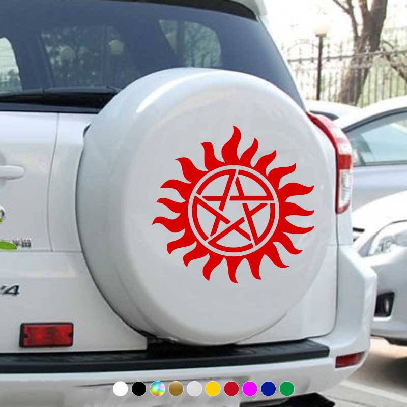 Đề Can Vinyl Chống Thấm Nước Hình Ngôi Sao Sáng Tạo Trang Trí Xe Hơi