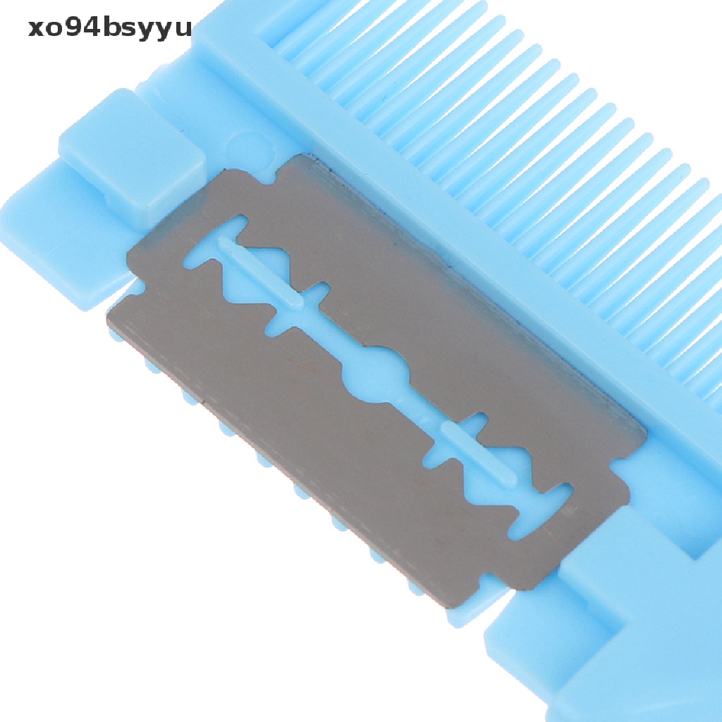 Lược Chải Tóc Xo94Bsyu Thiết Kế Hai Mặt Kèm Lưỡi Dao Tiện Dụng