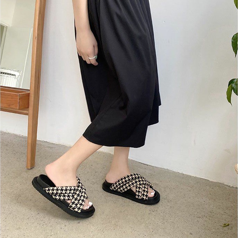 Dép sandal Atikota đế dày thời trang mùa hè dành cho nữ