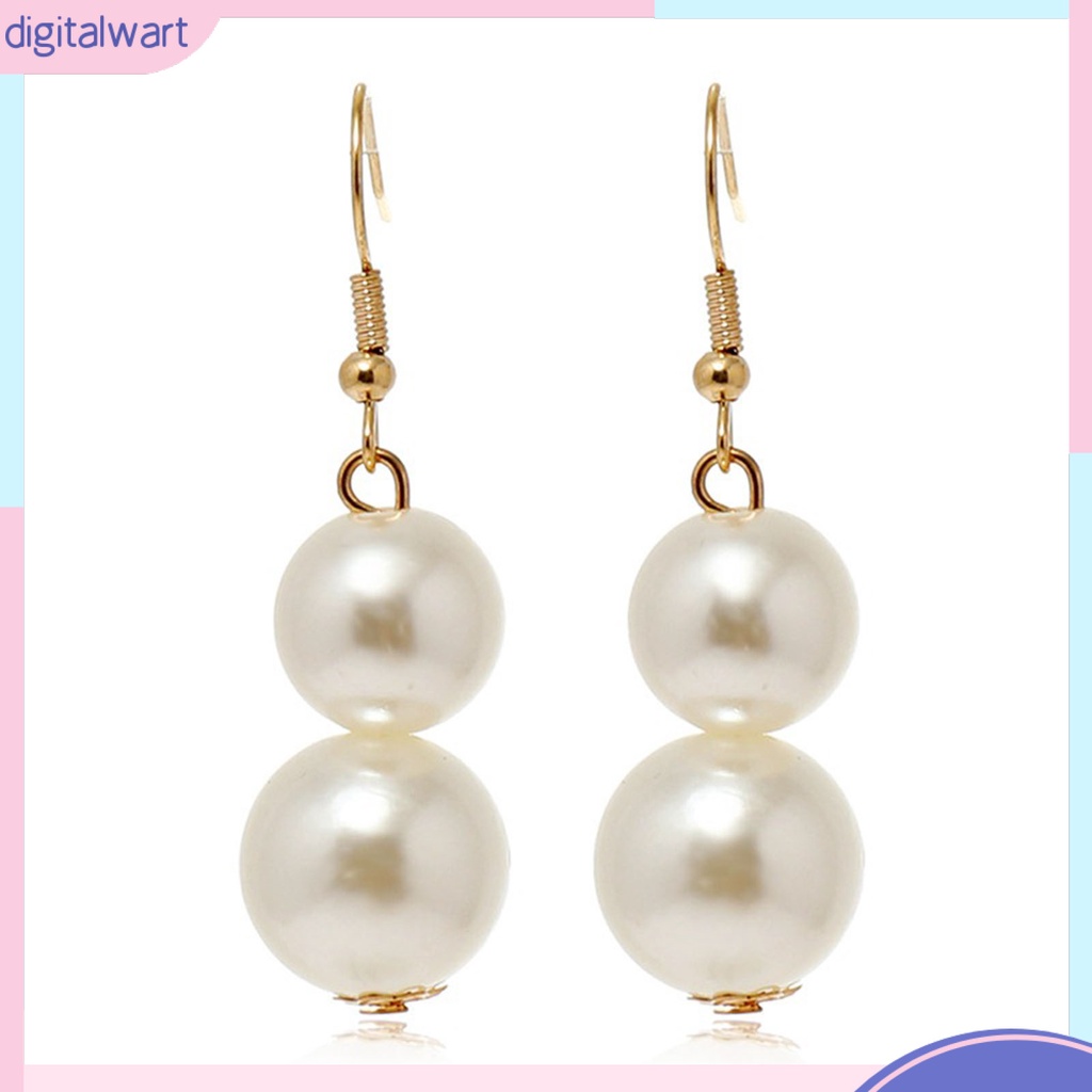 [DIWA] Bộ Vòng cổ + Bông Tai Ngắn Nhiều Lớp Đính Hạt Ngọc Trai Giả Thời Trang Dành Cho Cô Dâu