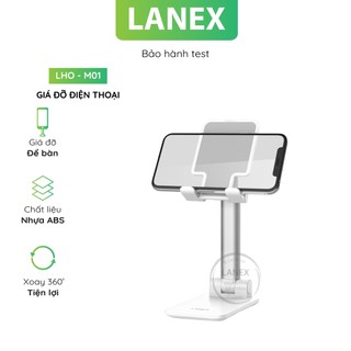 Giá Đỡ Điện Thoại Lanex Lho - M01 Để Bàn Nhựa Abs