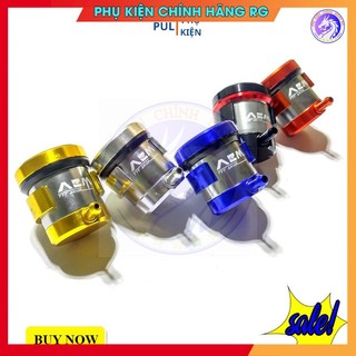 Binh dầu AEM Nhôm CNC, Bình Dầu Phanh Kiểng Gắn Mọi Loại Xe Exciter Winner Vario SH...