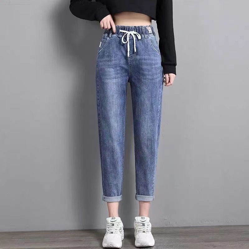 Quần jeans Harlan Lưng Cao Dáng Rộng Thời Trang Xuân Thu Hàng Mới 2023 Dành Cho Bạn Nữ