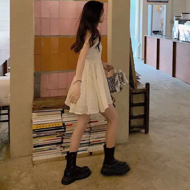 Đầm Ngắn Không Tay Thời Trang Mùa Hè Dành Cho Nữ
