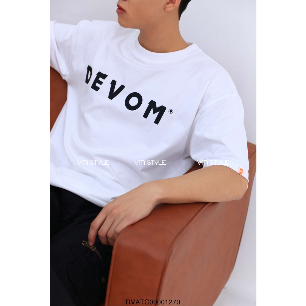 Áo Thun Local Brand Unisex DEVOM Basic Tee 100% Cotton - DVATC00001