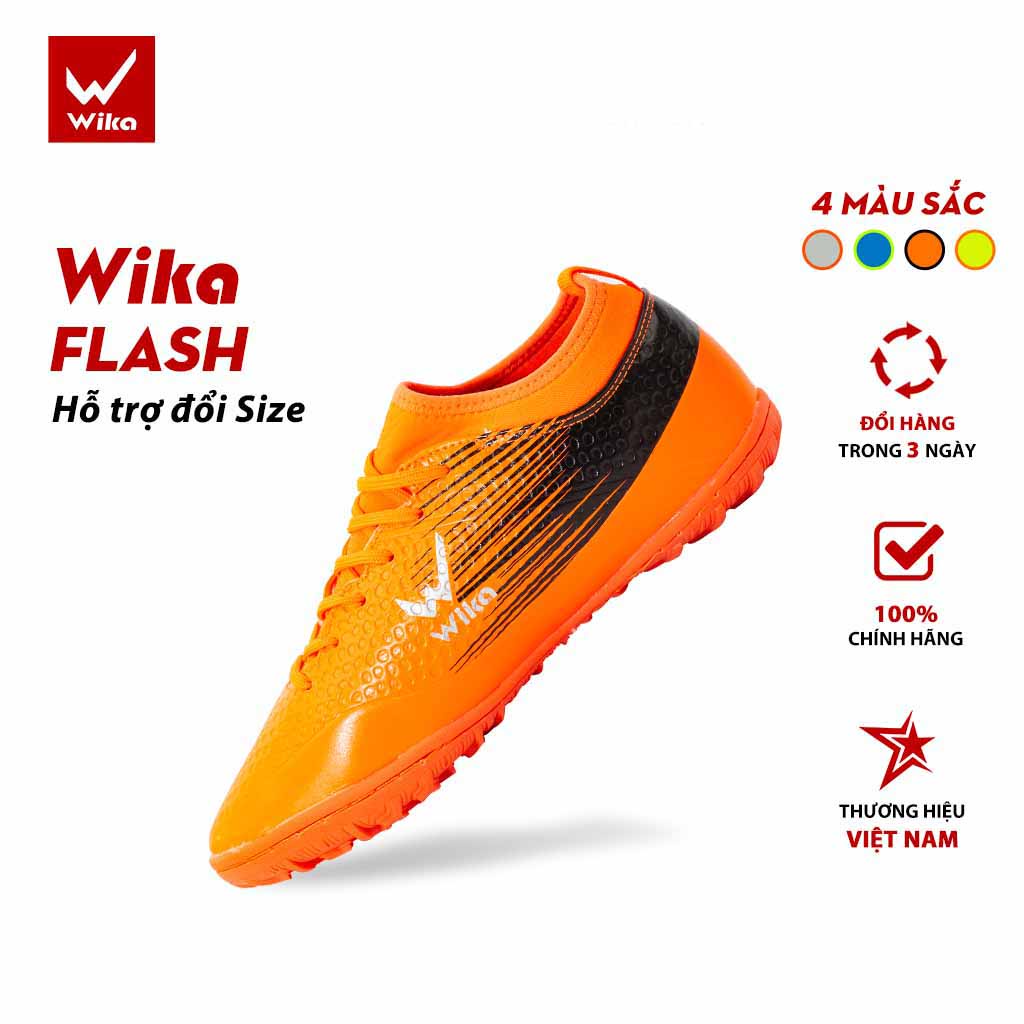 Giày Đá Bóng Wika Hoàng Đức HD14 Chính Hãng, Giày Đá Banh Sân Cỏ Nhân Tạo Hoàng Đức HĐ14 Bảo Hành 6 Tháng