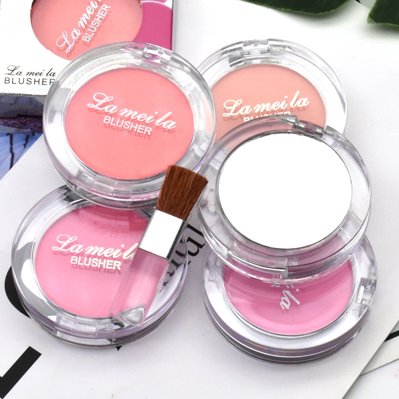 Phụ nữ sáu màu Blush với gương nhỏ Blush