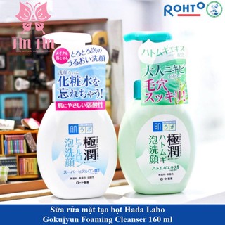 Sữa rửa mặt tạo bọt Hada Labo Gokujyun Foaming Cleanser 160ml