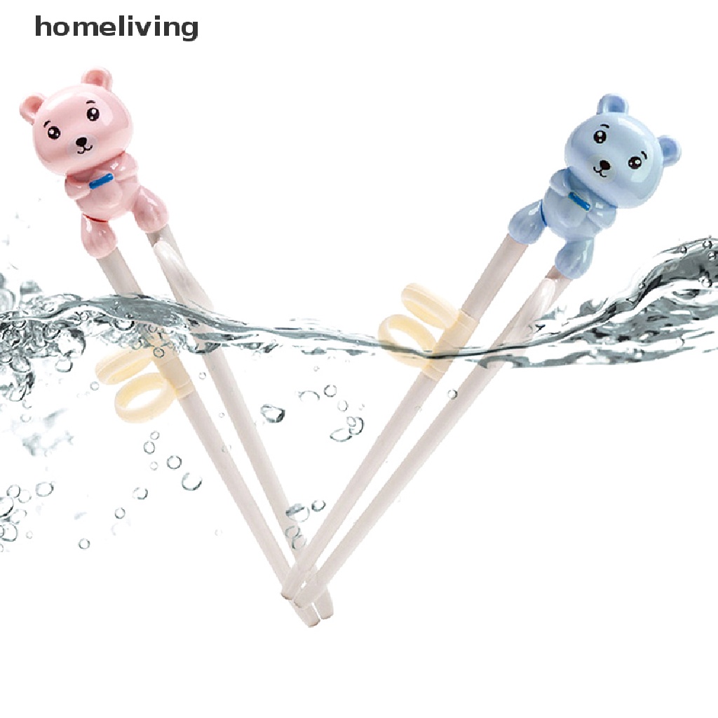 1 Cặp Đũa Tập Ăn Hình Gấu Dễ Thương Cho Bé