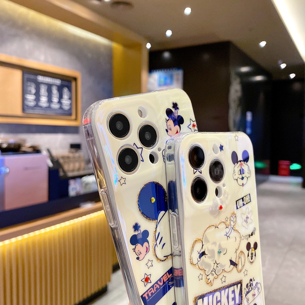 Ốp Điện Thoại Hình Chuột Mickey Hoạt Hình Cho IPhone 14 Pro MAX 13 Pro MAX 12 Pro MAX 11 Pro MAX 14 + X XR XS MAX 7 + 8 + SE 2020
