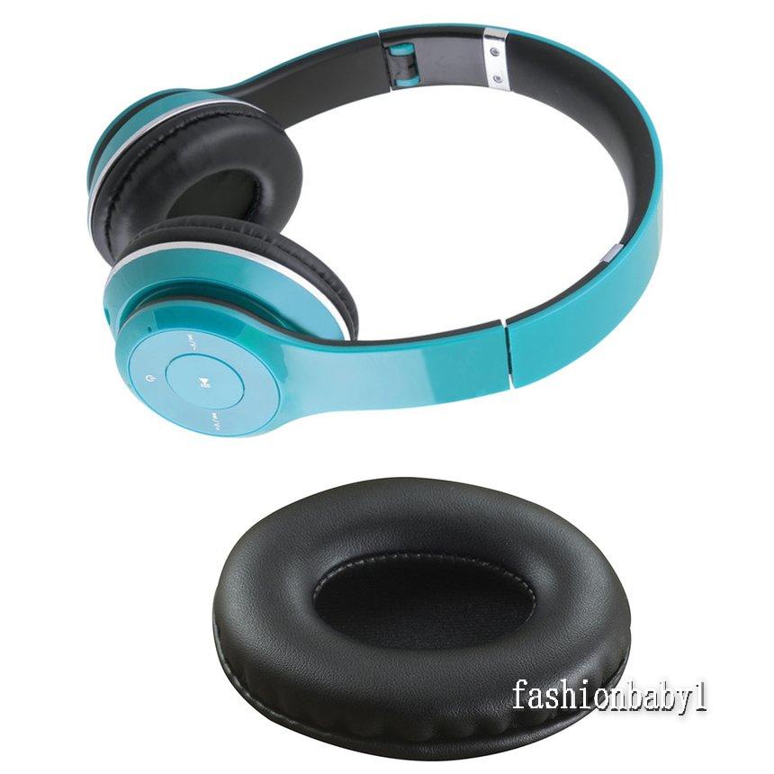 Oval Earphone Ear Cushion Headset Earmuffs Leather Headphone Covers Earpads Pads Ear Cups Replacement Cover Sponge Case