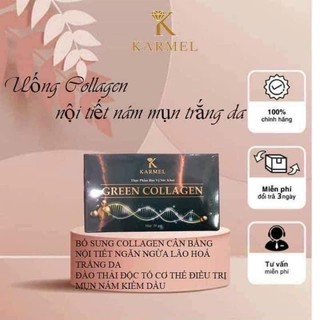 Collagen KARMEL sản phẩm cân bằng nội tiết một hộp 20 gói mỗi ngày 1 gói sau ăn sáng