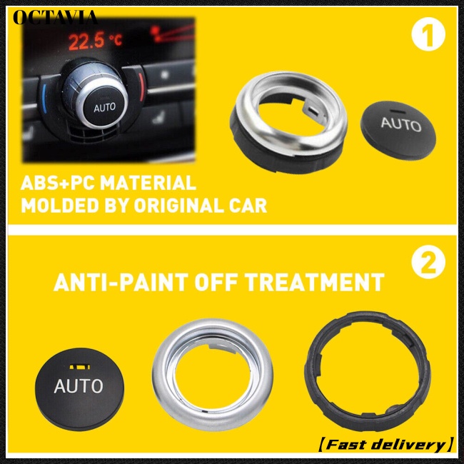 Nút Bọc Nút Điều Khiển Máy Điều Hòa Xe Hơi Bmw 5 6 7 Series X5 X6