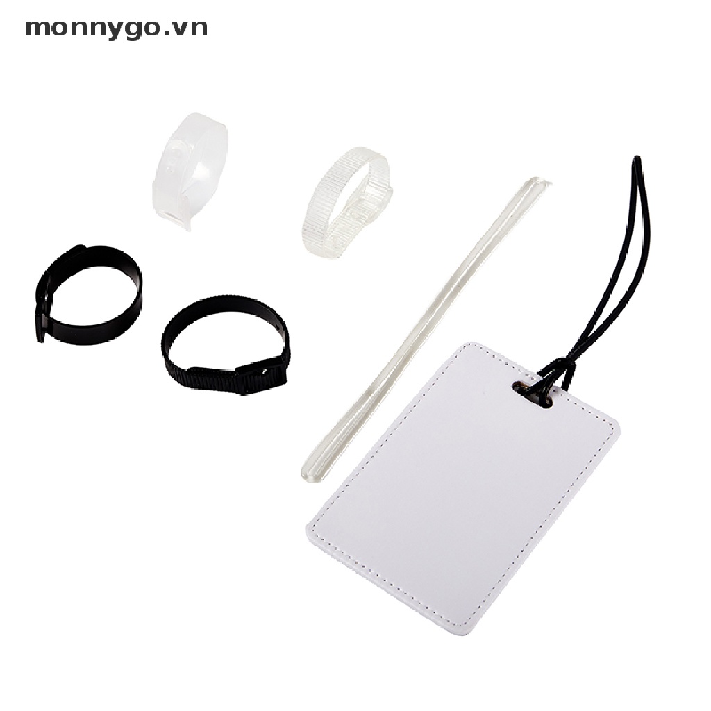 Set 10 Dây Đeo Thẻ Tên Hành Lý Du Lịch Tiện Dụng