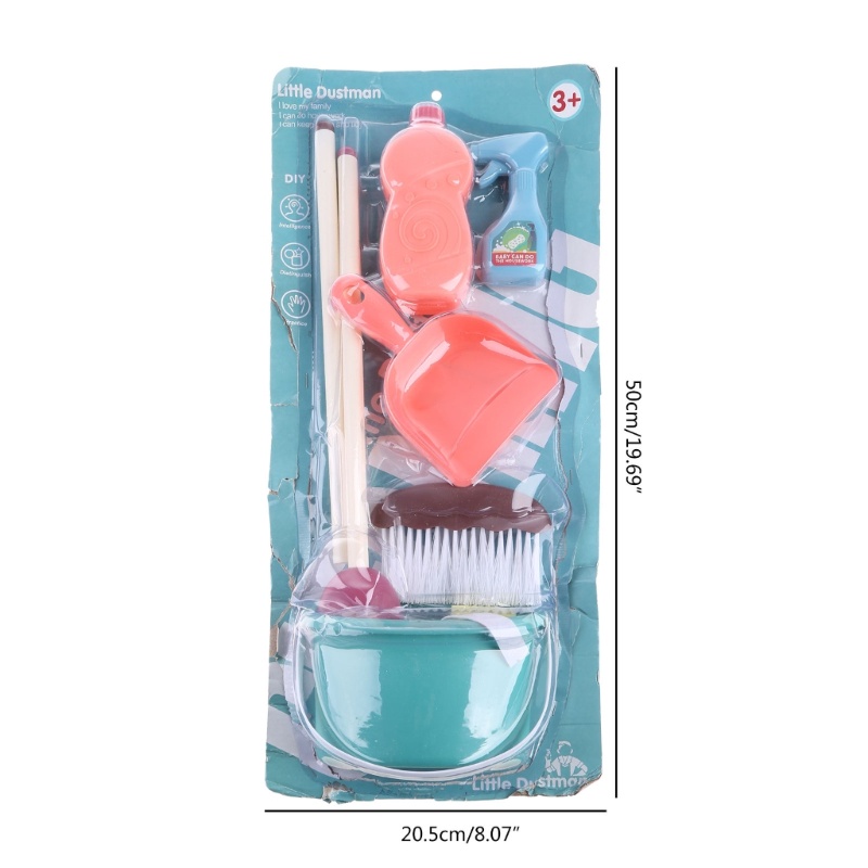 Bộ Dụng Cụ Vệ Sinh Nội Thất Cho Bé Trai Bé Gái Se