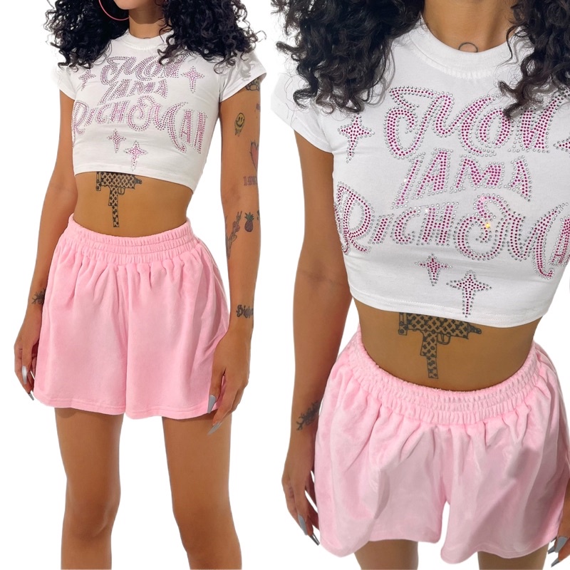 Quần Nhung Đùi Ngắn - Higher Velour Shorts
