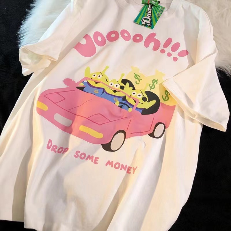 NRVP Áo thun 100% cotton tay ngắn plus size cho nữ