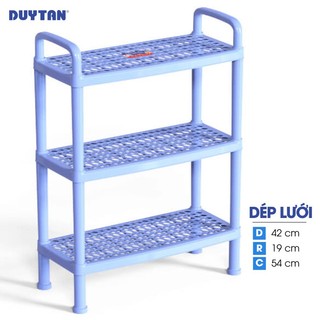 Kệ dép lưới nhỏ nhựa duy tân 3 tầng