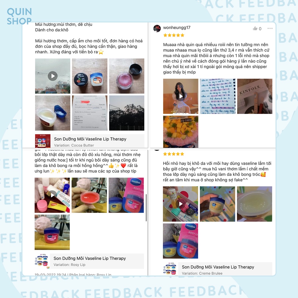 Son Dưỡng Môi Vaseline Lip Therapy