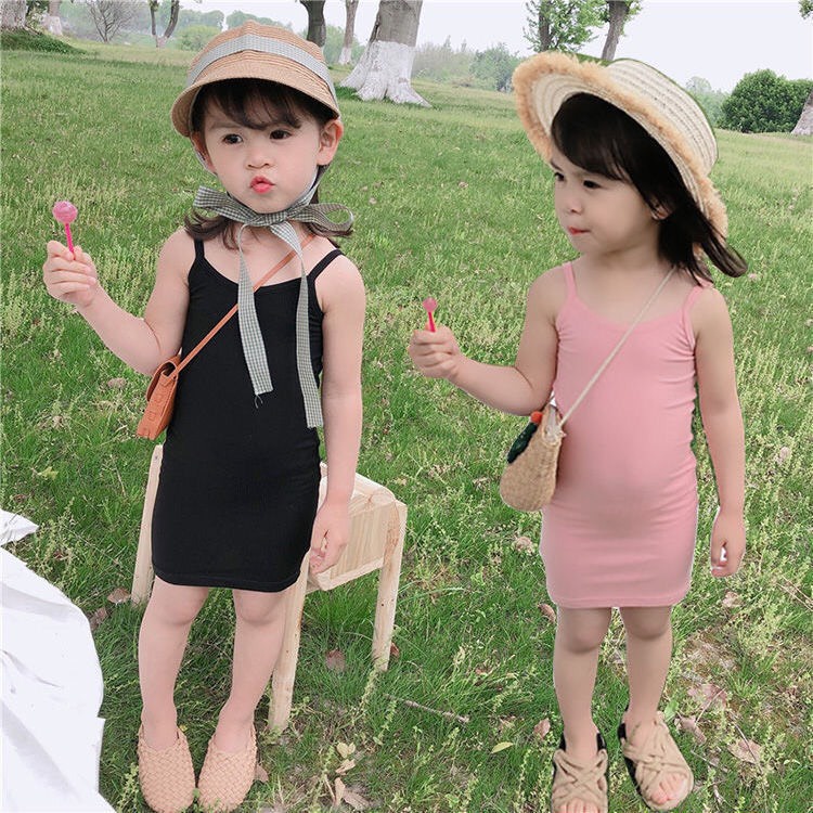 Đầm thun sát nách cho bé gái 8-30kg (Cao 75cm-140cm). Mã hàng: NK0013
