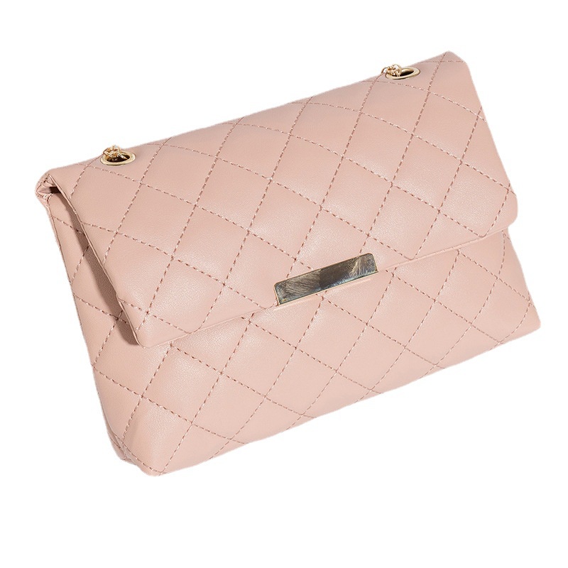 Túi Đựng Điện Thoại Dáng Vuông Nhỏ Thêu Họa Tiết Đính Đá Đơn Giản Thời Trang Cho Nữ