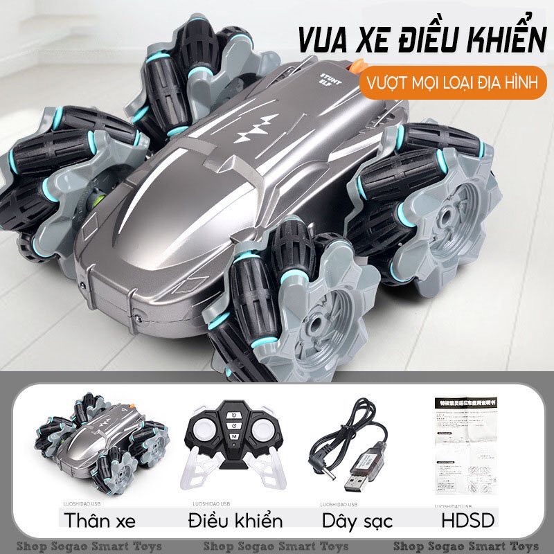 Xe Ô TÔ điều khiển từ xa Stunt Car 360 độ