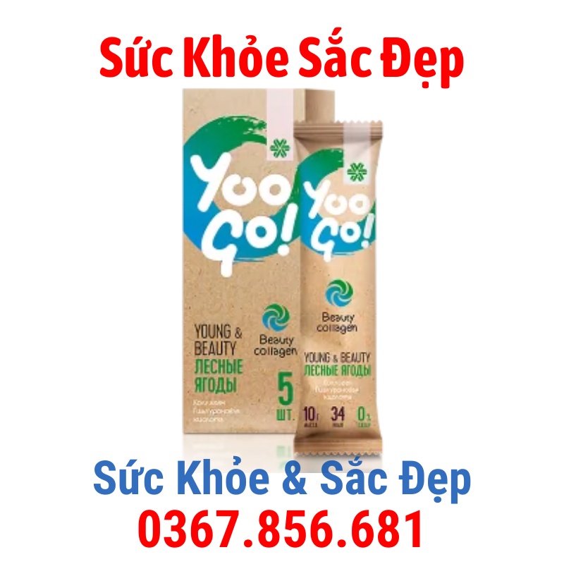 Beauty Collagen hồi sinh vẻ đẹp tươi trẻ Yoo Go Young & Beauty Drink Mix - Date T12/2023