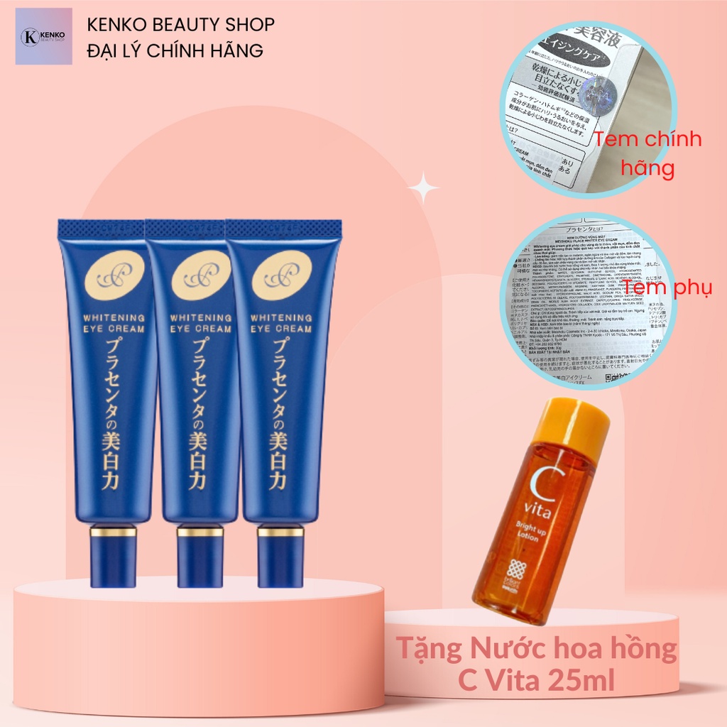 Kem dưỡng vùng mắt Placewhite eye cream Meishoku 30g