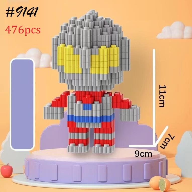 Đồ Chơi Lắp Ráp Mô Hình lle-Go 3D Nhân Vật Hoạt Hình Siêu Nhân Gao - Full Mẫu - Smarttool