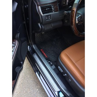 Tặng kèm băng dính 3M [GIÁ TỐT NHẤT] Nẹp carbon cao cấp dán bậc cửa - Chống trầy xước ô tô xe hơi - có sẵn băng dính 3M