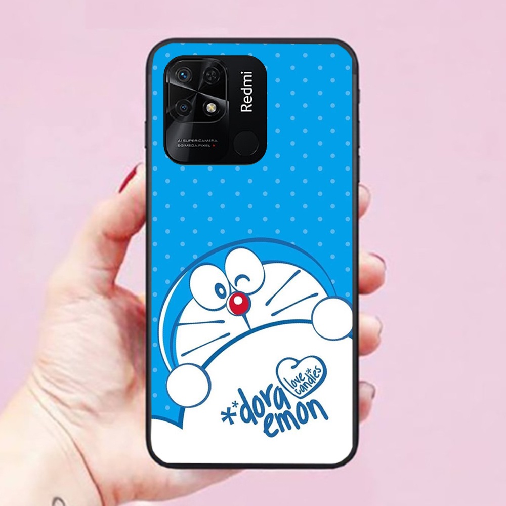 Ốp lưng điện thoại Xiaomi Redmi 10 / 10C / 10A 9 / 9A / 9C / 8 / 8A hình mèo doramon cute dễ thương