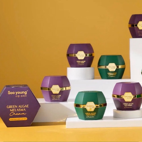 Bộ Kem Face Ngăn Ngừa Nám - Dưỡng Trắng Mẫu Mới Soo Young Hộp 30g