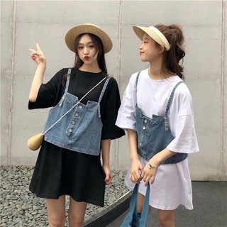 [ORDER] Set áo + yếm jean ulzzang Quảng Châu