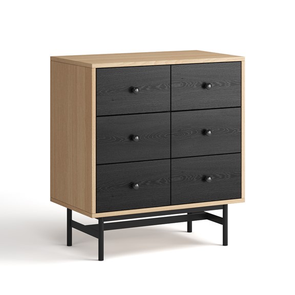 CHOBI, Tủ lưu trữ, tủ trưng bày DRA_308, 70x40x78cm, tủ gỗ Scandi Home