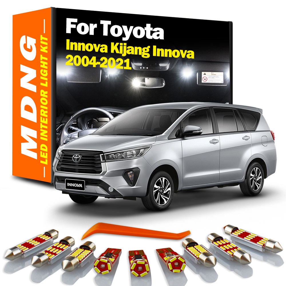 Bộ Đèn LED Canbus Trang Trí Nội Thất Xe Hơi Toyota Innova Kijang Innova 2004-2016 2017 2018 2019 2020 2021