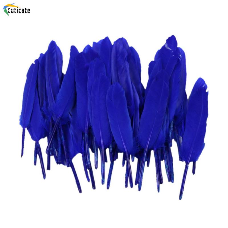 50 Cái / lốc Lông Ngỗng Tự Nhiên 10-15cm Cho Hàng Thủ Công Mũ Trang Trí Cà Phê
