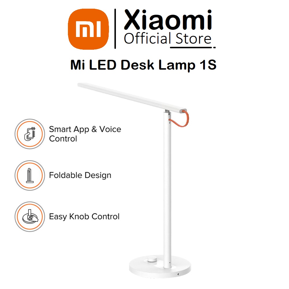 Đèn bàn Xiaomi Led Desk Lamp 1S Nhiệt độ màu 2600K-5000K, Công suất 9W, Thông minh kết nối App, Quang thông 520lm