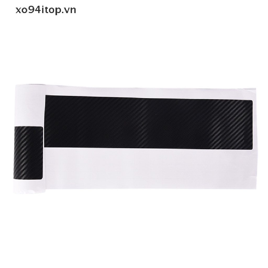 Set 4 Miếng Dán Sợi Carbon 3D Chống Trầy Trang Trí Cửa Xe Hơi