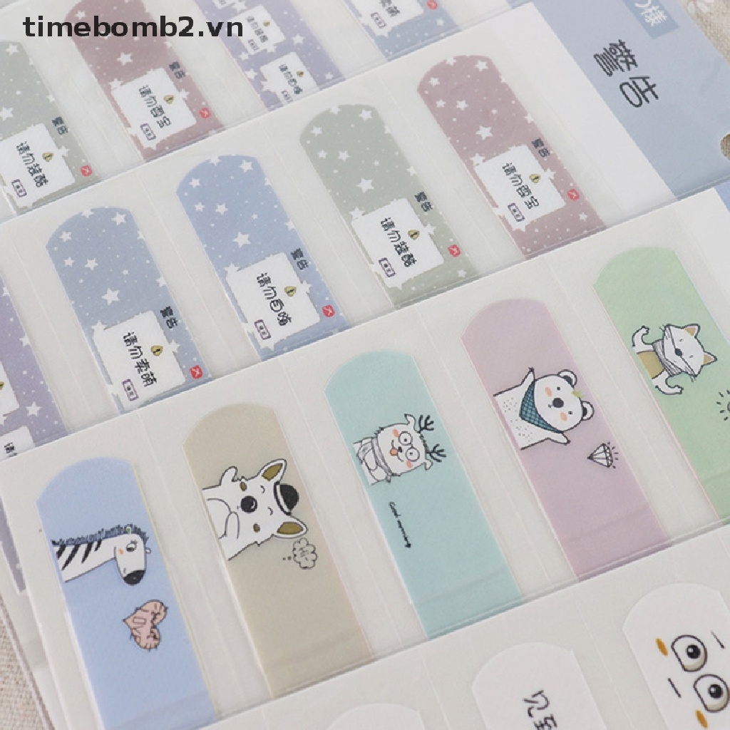 Bộ 5 Băng Cá Nhân Chống Thấm Nước Họa Tiết Hoạt Hình Cho Bé