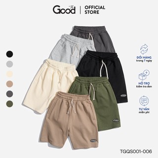 Quần Đùi THE GOOD, Quần Short Chất Nỉ Unisex Nam Nữ Cạp Chun 6 Màu Trơn Thời Trang