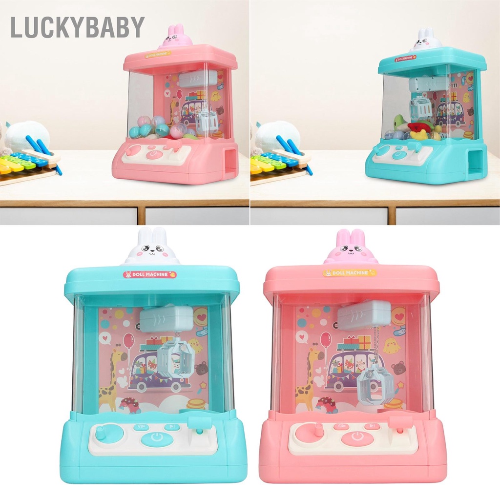Đồ Chơi Máy Gắp Thú Bông Mini Size Nhỏ - có Nhạc nhẹ dễ thương Đồ Chơi cho bé - LUCKYBABY