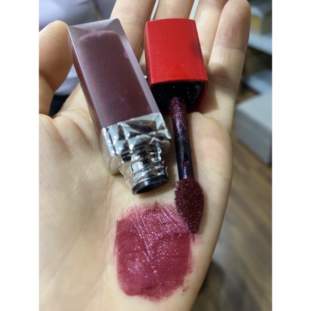 Son Kem DIOR tester unbox không tem đáy màu 989 Tím Mận