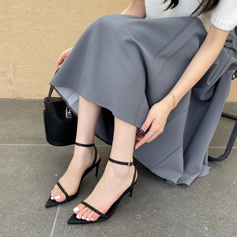 Giày Cao Gót Đính Đá Lấp Lánh Xinh Xắn Dành Cho Nữ