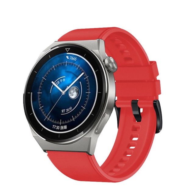 Dây Đeo Silicone 22mm Cho Đồng Hồ Thông Minh Huawei GT2 GT3 GT2e GT 3 2 Pro 46mm