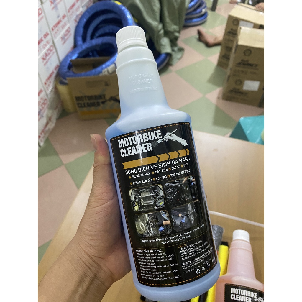 Combo Mortobike cleaner motobike clean - Vệ Sinh Đa năng - Tẩy Nhôm Tặ