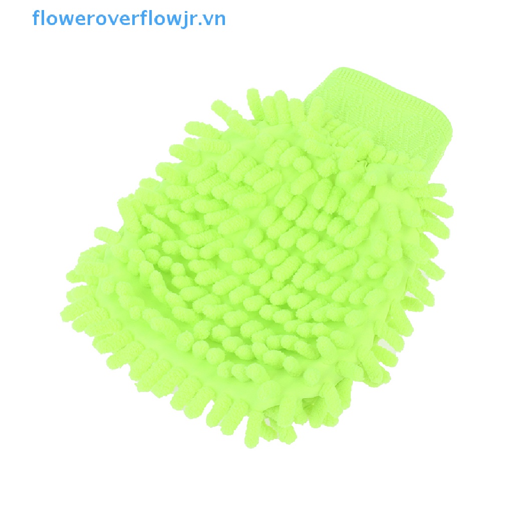 Găng Tay Rửa Xe Hơi Bằng Sợi Microfiber Mềm Mại