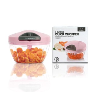 Dụng cụ băm rau củ quả lock&lock - size s - 400ml - màu hồng