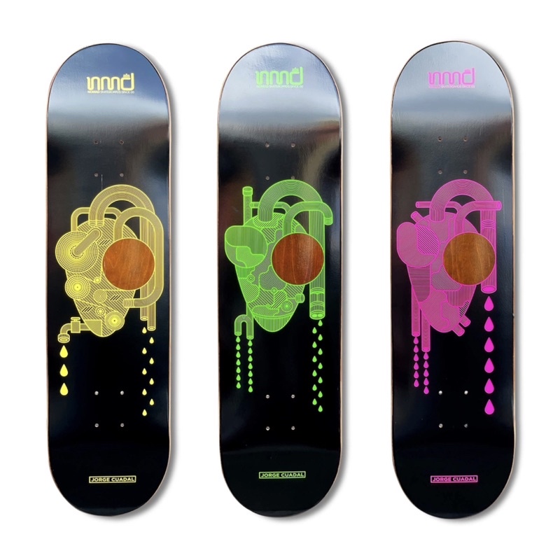 Mặt Ván Trượt Skateboard NOMAD FLOUR DECK 8.0