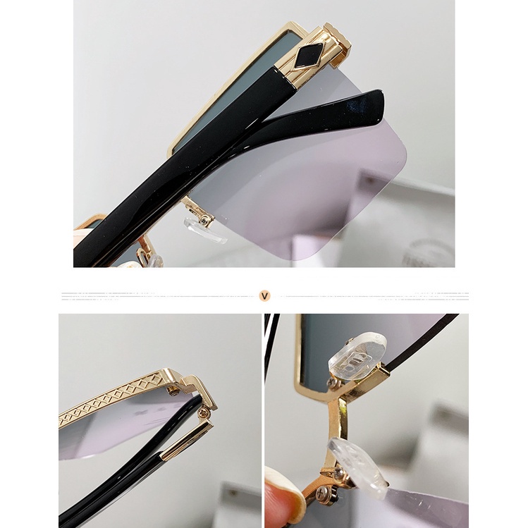 Kính Mát Gọng Kim Loại Thời Trang Cho Nam / Nữ