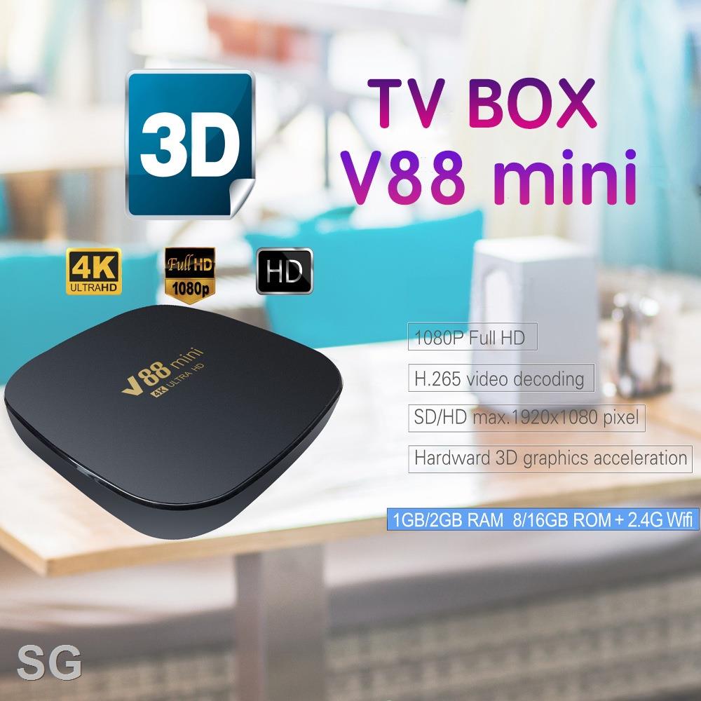 Đầu TV box V88 Nuevo mini Thông Minh Android 12.0 AllWinner H3 quad core 2.4G WIFI 8K 8GB + 128GB ChấT LượNg Cao Phụ Kiện Điện Tử 265 H 265 H Chất Lượng Cao